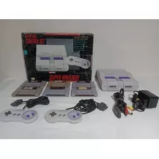 Consola Super Nintendo En Caja +6 Juegos De Regalo Funcionan