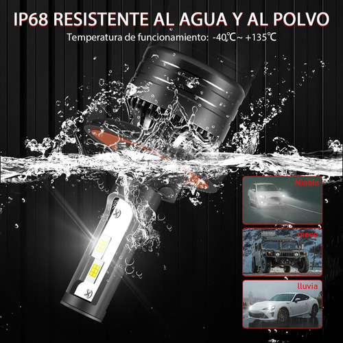 28000lm Kit De Focos Led 9007 Luz Alta Y Baja For Chrysler Foto 2