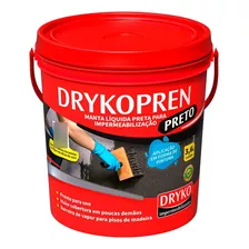 Membrana Liquida Impermeabilizante Drykopren Preto 3,6lts