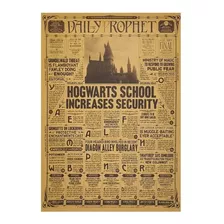 Poster Hogwarst Periódico Harry Potter Daily Prophet