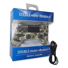 Controle Ps4 Sem Fio Compatível Bluetooth Camuflado