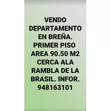 Venta De Departamento En Breña 90 M2 Primer Piso