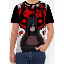 Camiseta Madara Uchiha Naruto Camisa Masculina Animes Top17