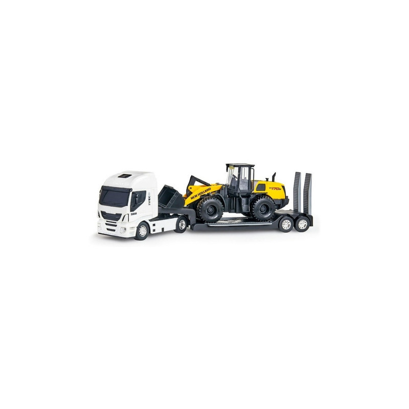 Caminhão Iveco Hi-Way Plataforma C/ Carregadeira Basculante e Trator Brinquedo  Infantil Menino - Big Bag Shop Virtual