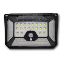 Luminária Parede Solar 109 Leds Luz Balizador Jardim