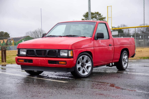 Par De Espejos Negros Nissan Pick Up D21 1986 A 1997 Amer Foto 2