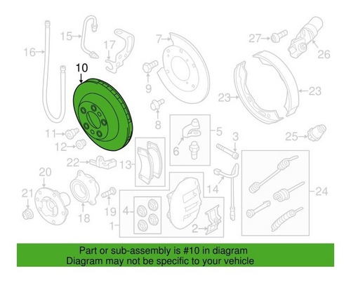 Disco Freno Trasero 358mm Porsche Cayenne 2004-2022 Premium Foto 4