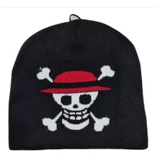 Touca Gorro One Piece Bandas Punk Rock Preta Lã Caveira