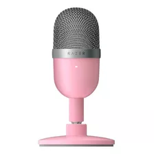 Micrófono Razer Seiren Seiren Mini Condensador Supercardioide Color Rosa Cuarzo