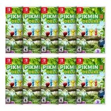 Combo Com 10 Pikmin 3 Deluxe Switch Midia Fisica