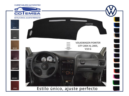 Cubretablero Aut. Volkswagen Pointer City 2004 Al 2005 Foto 2