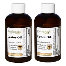 Aceite Ricino Castor Oil Freskaro Comestible Ingerible 2pz