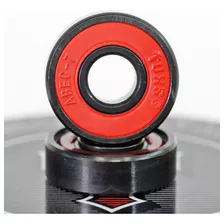 Rulemanes Tuxs Pro Abec 7 Reds Chrome 608z Skate Rollers