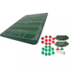 Campo De Futebol De Botão 1028 + 2 Times Futebol Botao