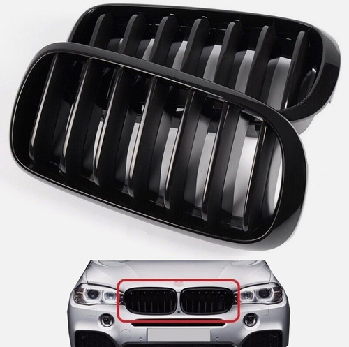 Rejilla Simple De Doble Lnea Para Bmw F15 X5 2014-2017 Foto 2