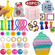 40 Brinquedos Bubble Popit Fidget Tdah, Autismo, Alívio Do E