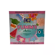 Kit Yummy Collection De 9 Colores En Gel Para Repostería