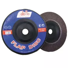 Disco Abrasivo Flap Cônico Plástico 4.1/2 Grana 50