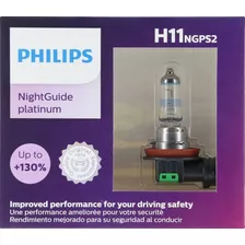 Par De Bombillas Para Faros Felanteros Philips H11 3400 K