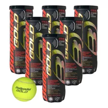 Pack X6 Tubos De Pelotas Padel Bullpadel Gold Premium