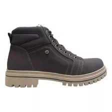  Coturno Bota Urbano Confortavel Masculino Couro Sintetico