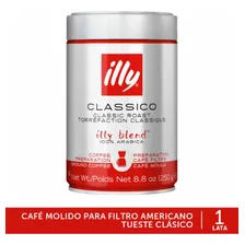 Illy Café Molido Filtro Americano Tueste Clasico 250g