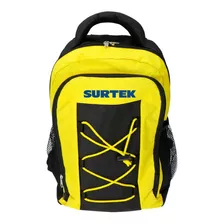 Mochila Sport Con Tirantes Acolchonados 45x22x32 Cm Surtek Color Amarillo