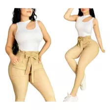 Pantalon De Vestir Con Moño