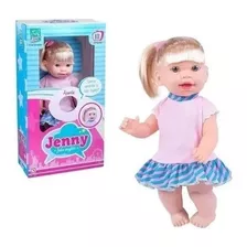 Brinquedo Infantil Boneca Jenny Fala Ingles Super Toys