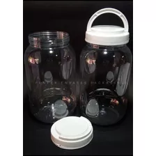 Pote Mulituso 3000ml.tapa Blanca Precintada Con Asa.pack X5 