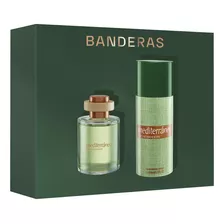 Set Banderas Perfume Hombre Mediterráneo Edt 100ml +desodora