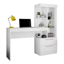 Escrivaninha Notável Móveis Mesa Office Nt 2010 Mdp De 1320mm X 1370mm X 380mm Branco