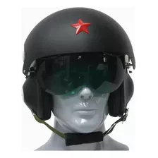 Capacete Piloto Mig Russo Top Gun Motocicleta Militar 