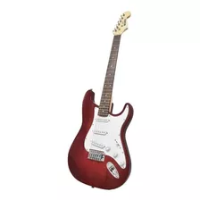 Guitarra Electrica Stratocaster Newen St Red Wood