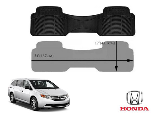 Kit Tapetes 3 Filas Honda Odyssey 2011 Rubber Black Original Foto 4