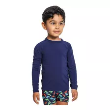 Camisa Uv Infantil Ative Marinho