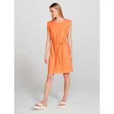 Vestido Corto Femenino Con Lazo - Ha94