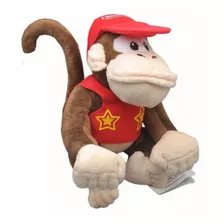 Diddy Kong Pelúcia Original Nintendo Donkey Kong 18cm San-ei