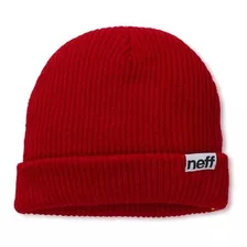 Fold Beanie Neff Masculino, Rojo, Un Tamaño.