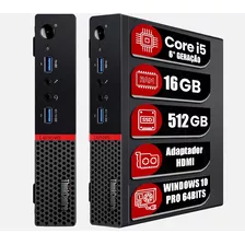 Mini Pc Lenovo M900 Core I5 16gb Ram 512gb Ssd Windows 10