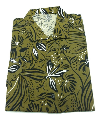Camisas Hawaianas Hombre Fibrana M/c Talles Especiales