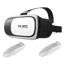 Vr Box Lentes 3d Real Virt 2.0 + 2 Controles Bt Envío Gratis