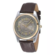 Reloj Armitron Para Hombre Redondo De Dos Tonos Con Correa