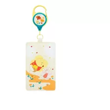 Disney Lanyard Winnie Pooh Retráctil Yoyo Porta Gafete 