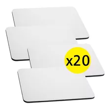 Mousepad Rectangular Sublimable Blanco 230x190mm X 20 Unid