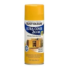 Spray Aerosol Ultra Cover 2x Amarillo Oro Brill. Rust Oleum