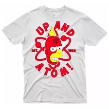 Poleras De Los Simpson 022( Atom ) De Calidad Y Algodón100%