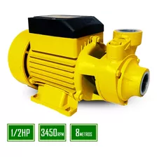 Bomba De Água Motobomba Periférica 1/2 Hp Fertak Cor Amarelo Fase Elétrica Monofásica Frequência 60hs 110v