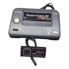 Console Sega Master System Iii Compact Standard Cor Cinza