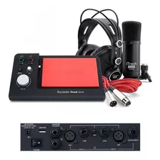 Interfase Focusrite Mois0007 Itrack Dock Studio Color Ngro/rojo